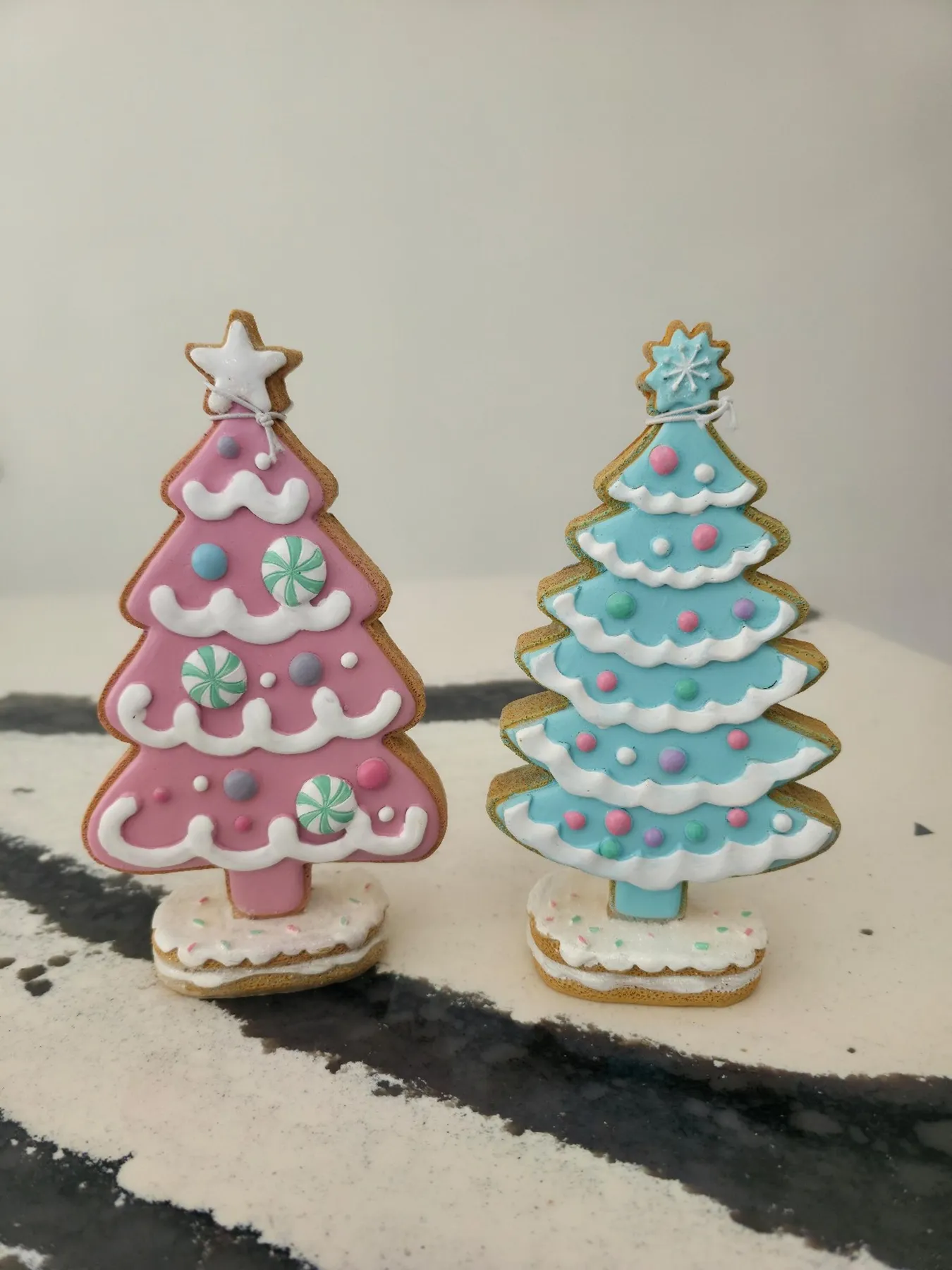 Pastel Pink Gingerbread + Frosting Christmas | Mercari