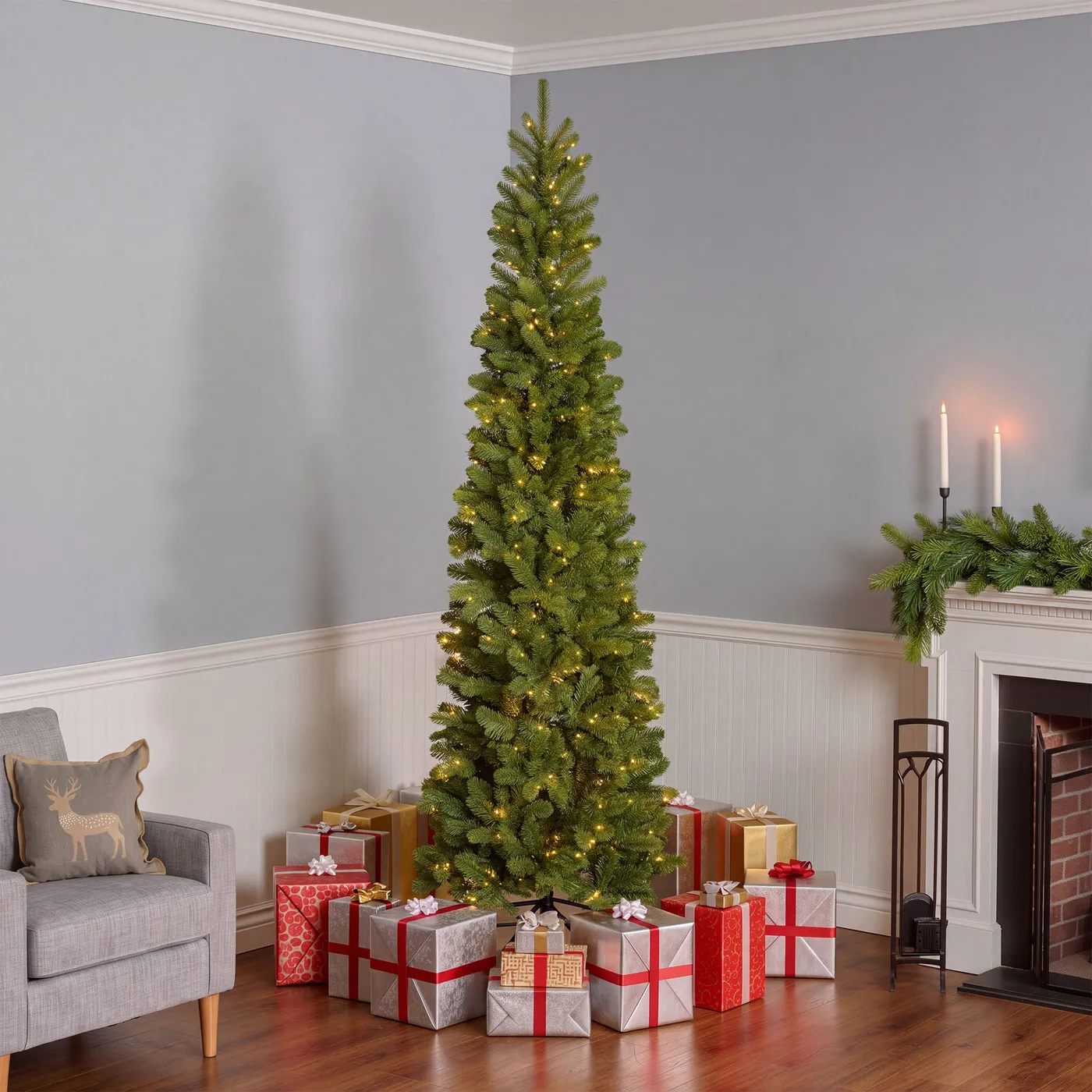 Pencil Slim Artificial Christmas Trees · National Tree Company