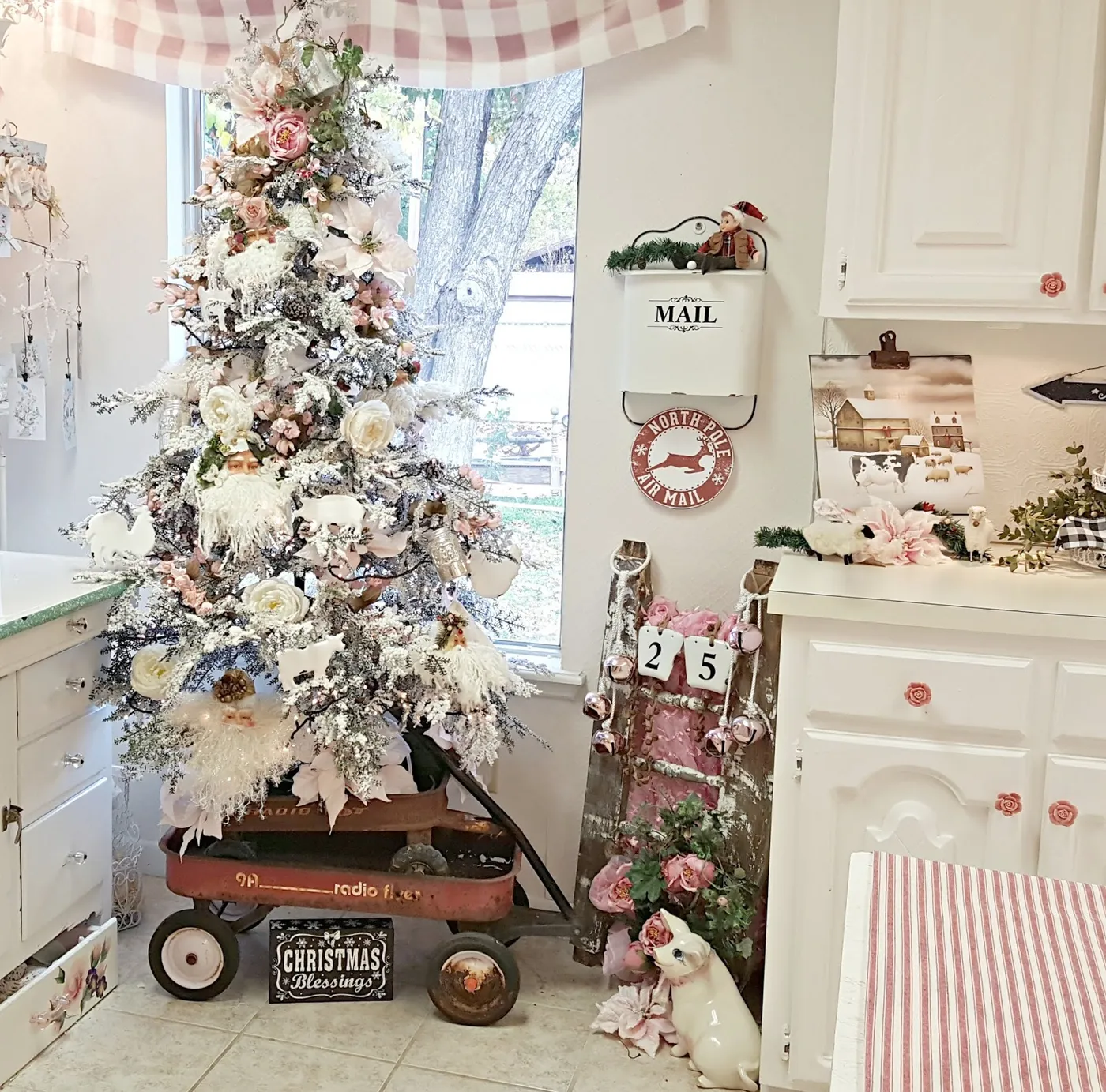 Penny's Vintage Home: The First Christmas Tree is UP