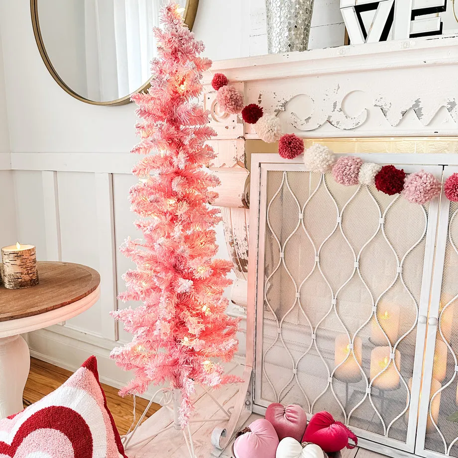 Pink Christmas Christmas Table Tree Sweet Treats Pink Christmas Tree