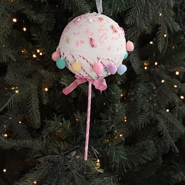 Pink Christmas Decor Sweet Treats Ornaments Candyland Christmas Ornaments  Kit! All In One, Huge Pastel, Cake