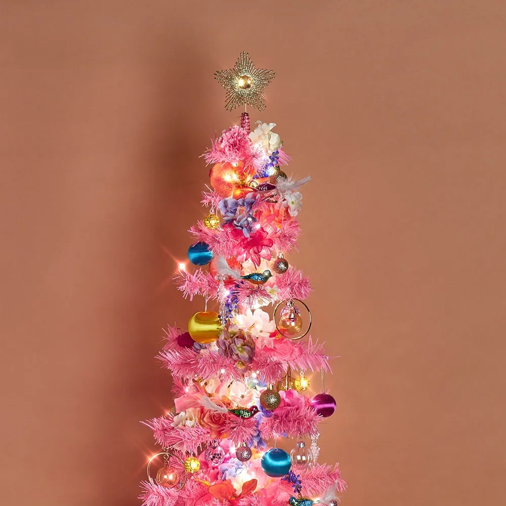 Pink Floral Fantasy Christmas Tree - Happy Mundane | Jonathan Lo