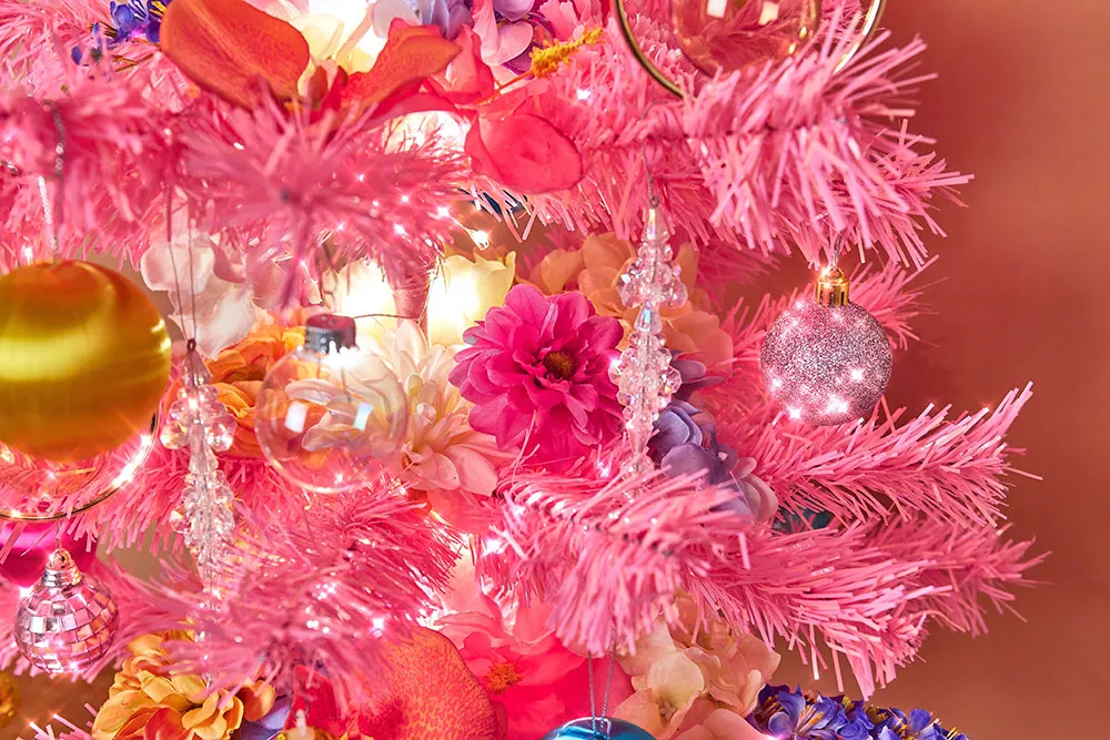 Pink Floral Fantasy Christmas Tree - Happy Mundane | Jonathan Lo