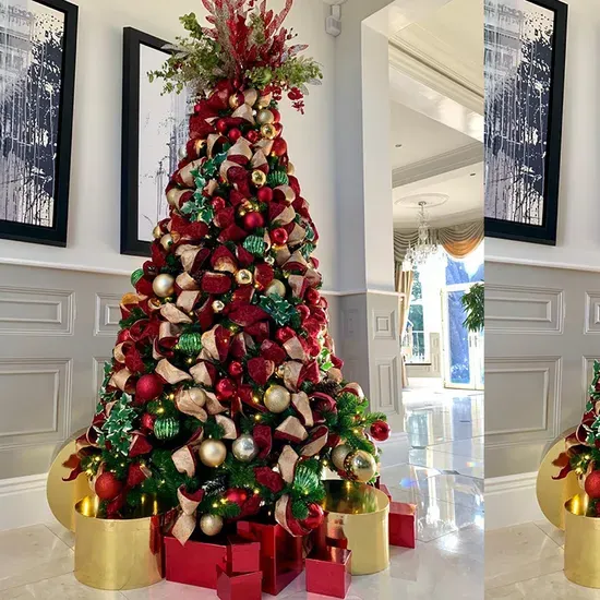 Pioneering Christmas Tree Decorations Big Balls & Outdoor Stacked Ornaments Boutiques Balsam Hill