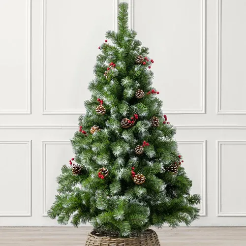 Premium White and Red Decor Christmas Tree for Sale Online