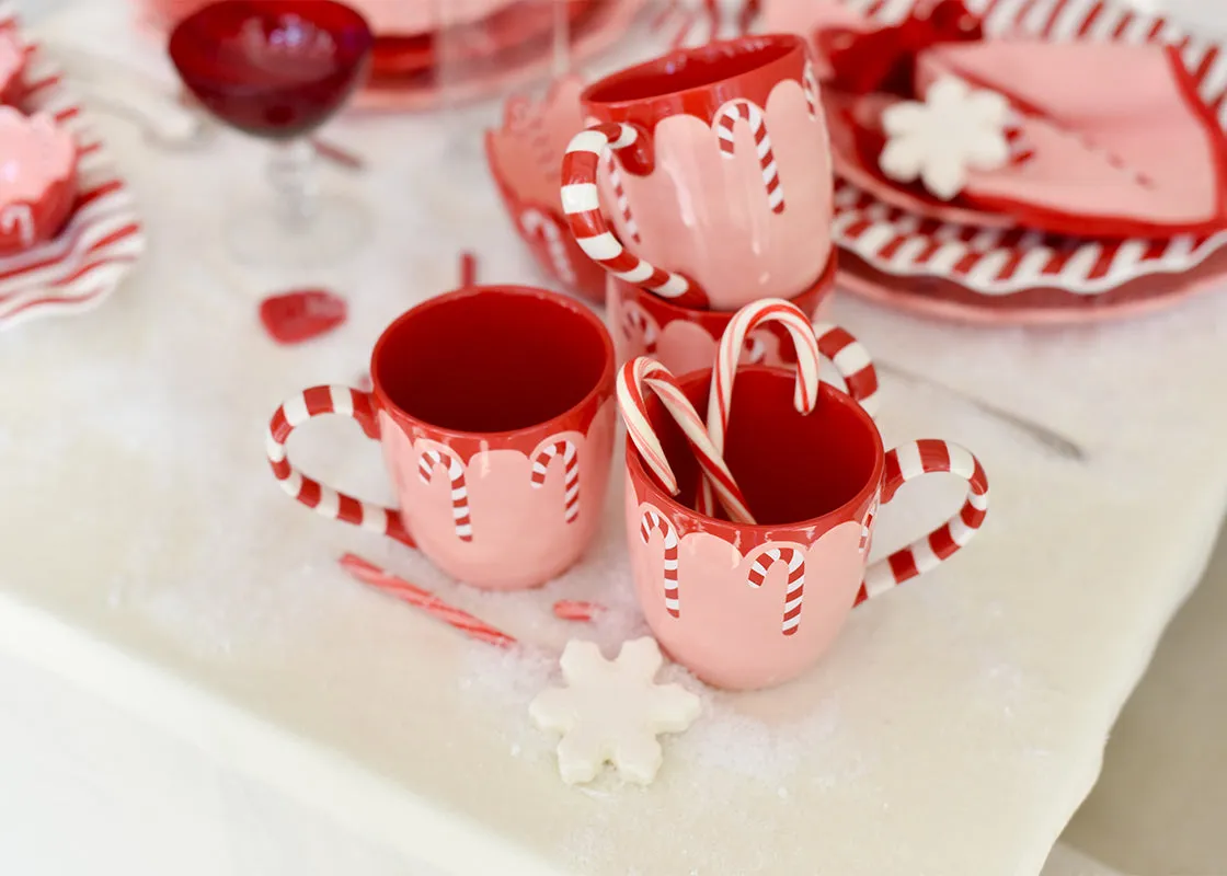 Provence Candy Cane Mug | Holiday Mug | Coton Colors