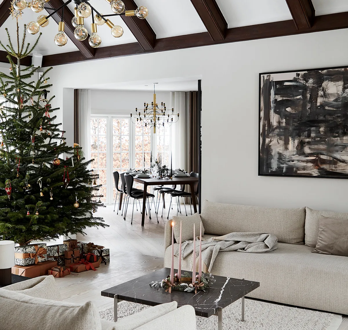 Quiet modern Christmas in Danish cottage 〛 ◾ Photos ◾ Ideas ◾ Design