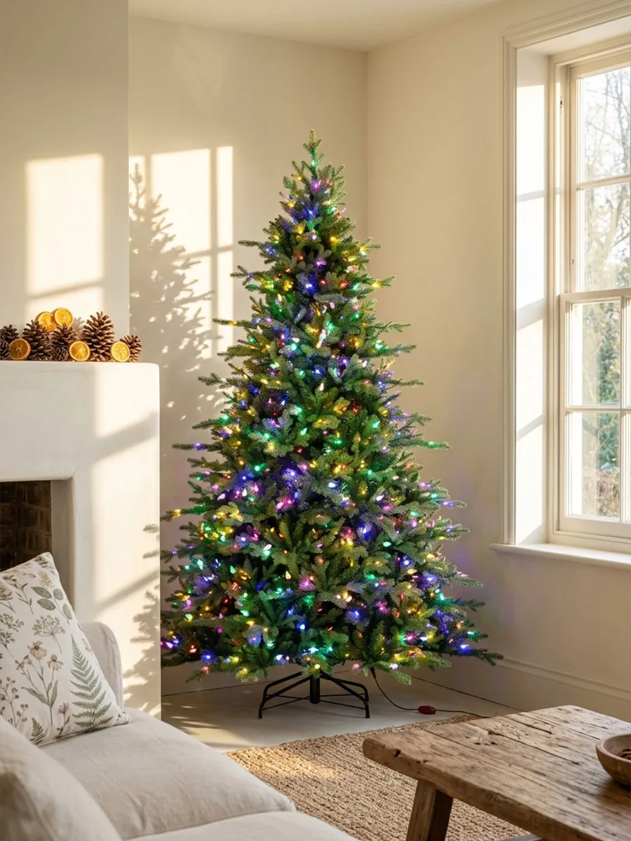 Realistic Christmas Tree with Pastel LED Lights Vienna Diamond | Santa's  Valley