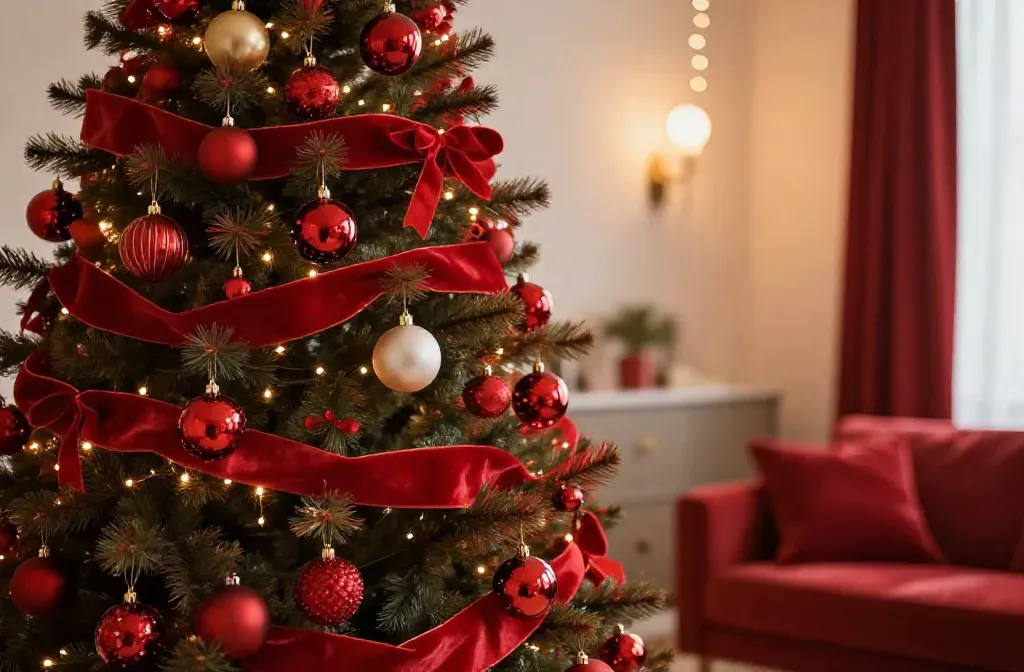 red and gold Christmas tree Archives - Aarvi Home Decor