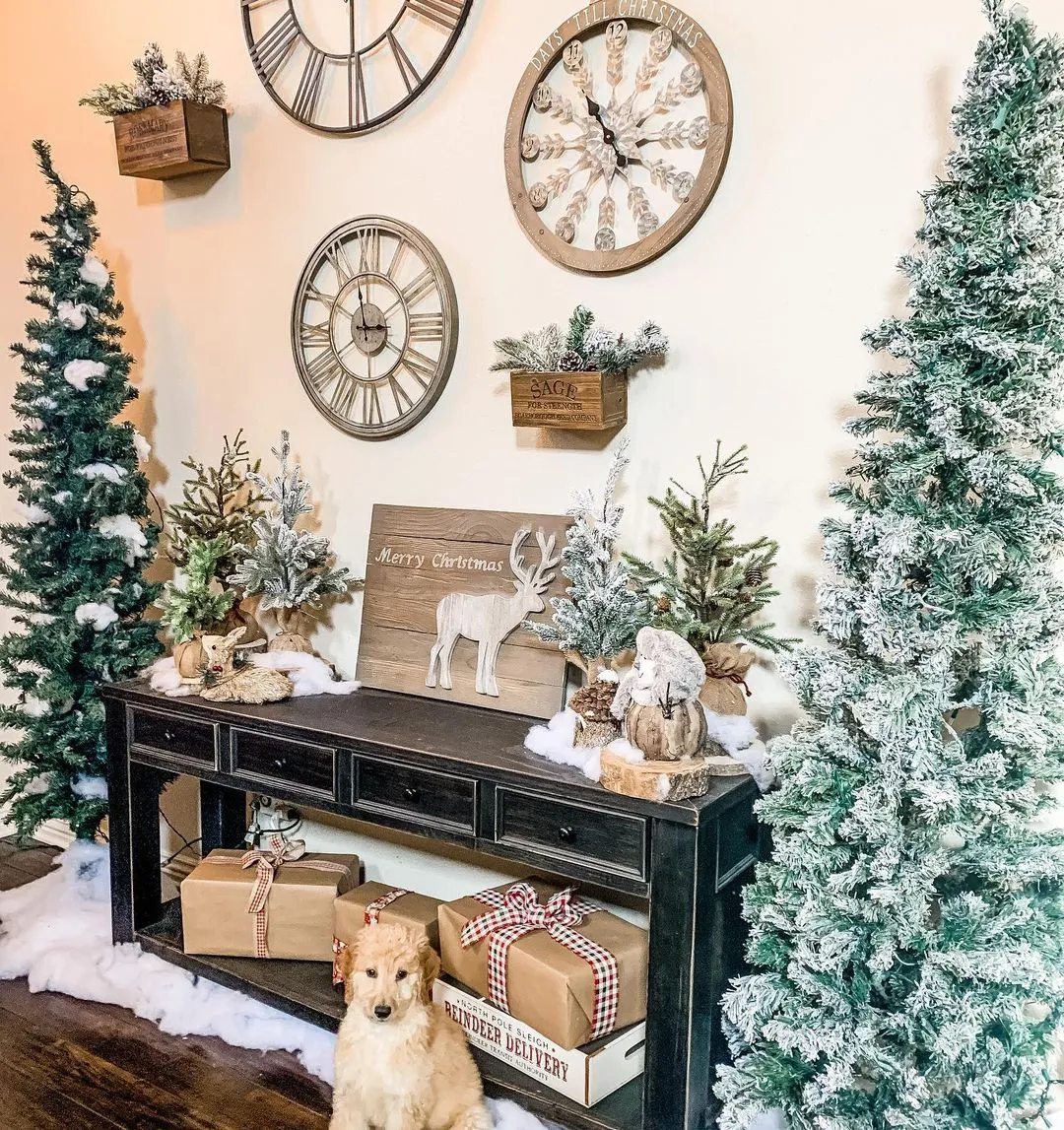 Rustic Christmas Decorations Gathered from Instagram