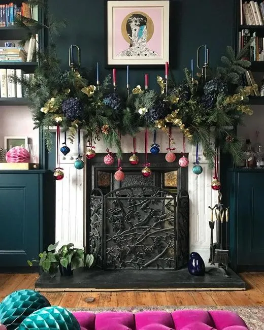 Sensual Dark Pastels, Winter Holiday Decor Ideas, Modern Christmas Trends