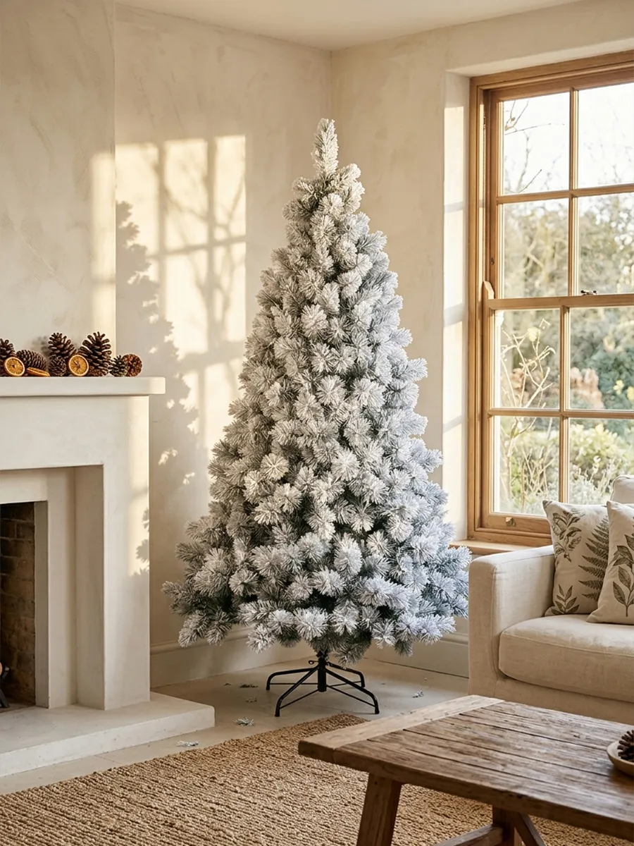 Snowy Artificial Christmas Trees | Santa's Valley