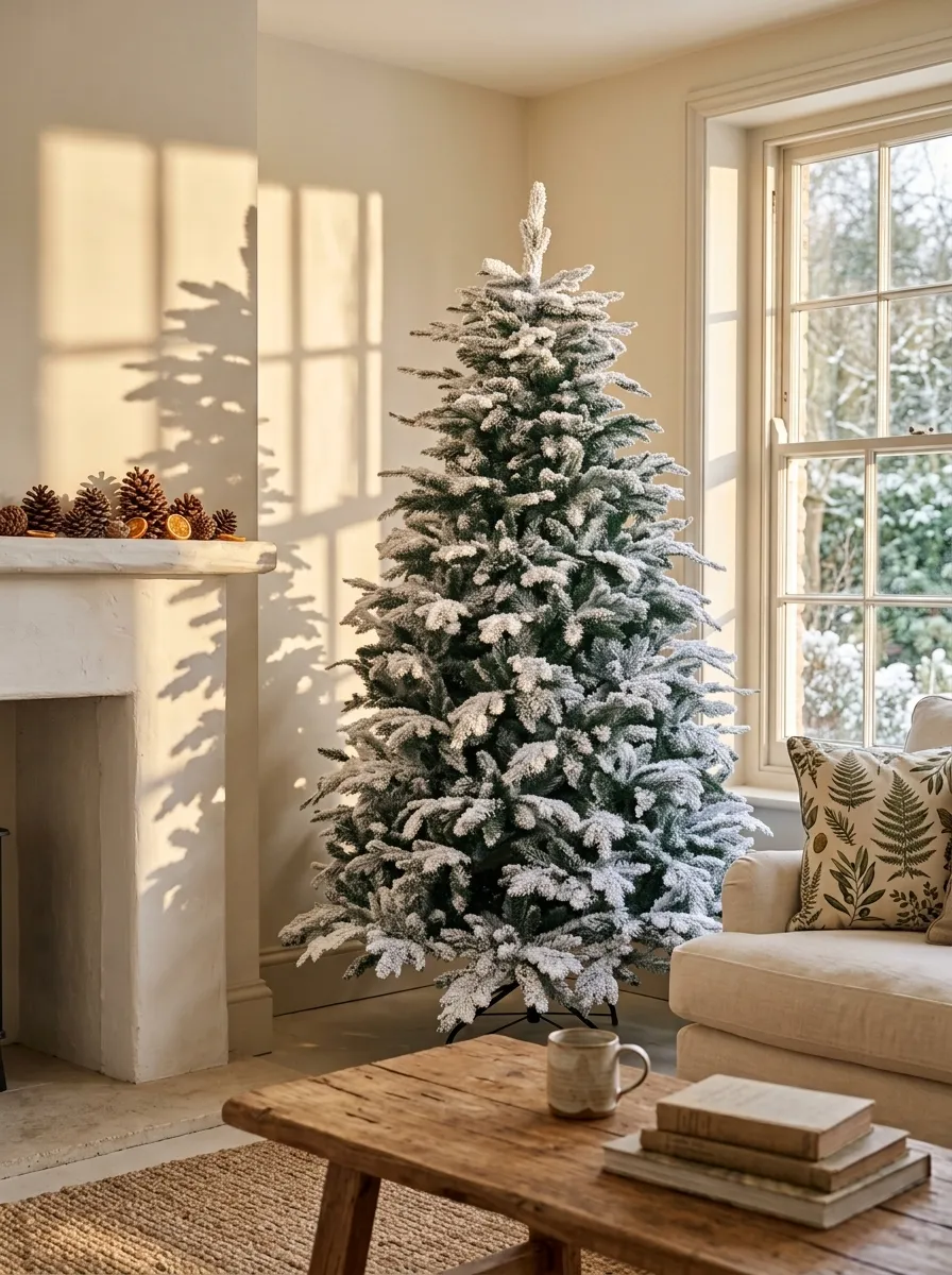 Snowy Artificial Christmas Trees | Santa's Valley