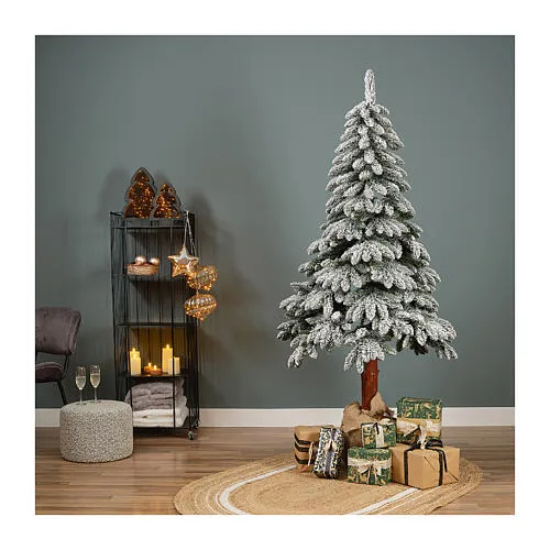 Snowy Pine Christmas Tree in FSC 100%, 240 cm | online sales on HOLYART.com