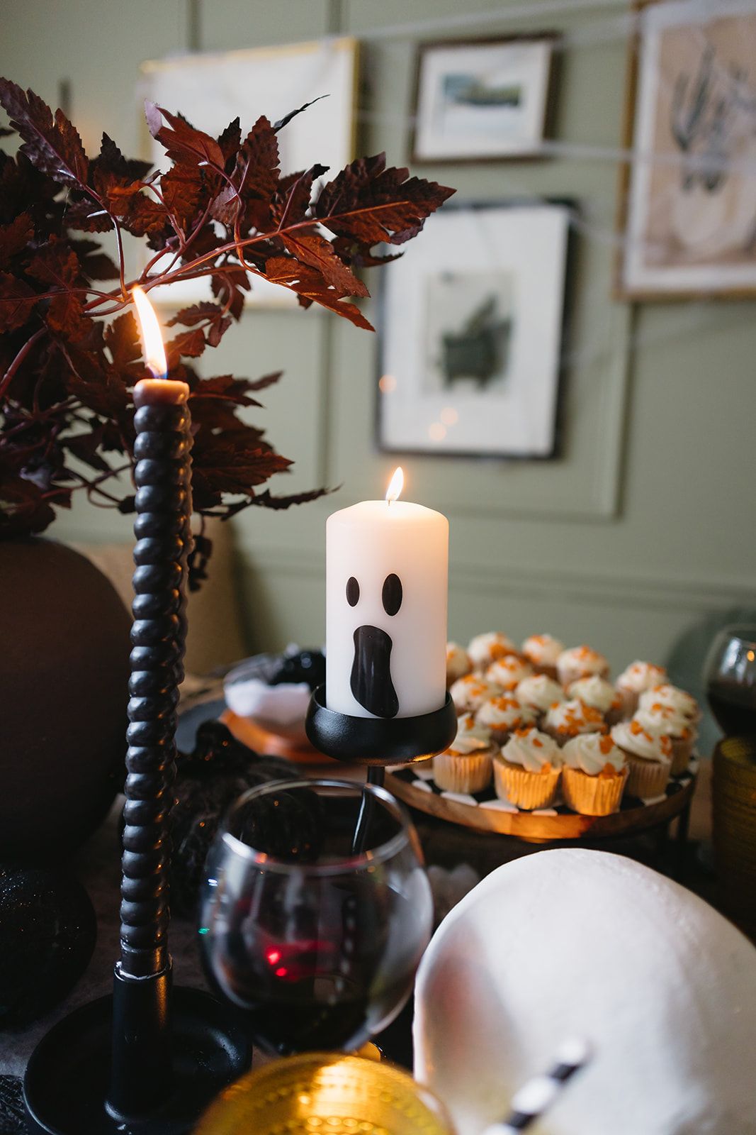 Spooky Manor Halloween Tablescape - Live Pretty on a Penny
