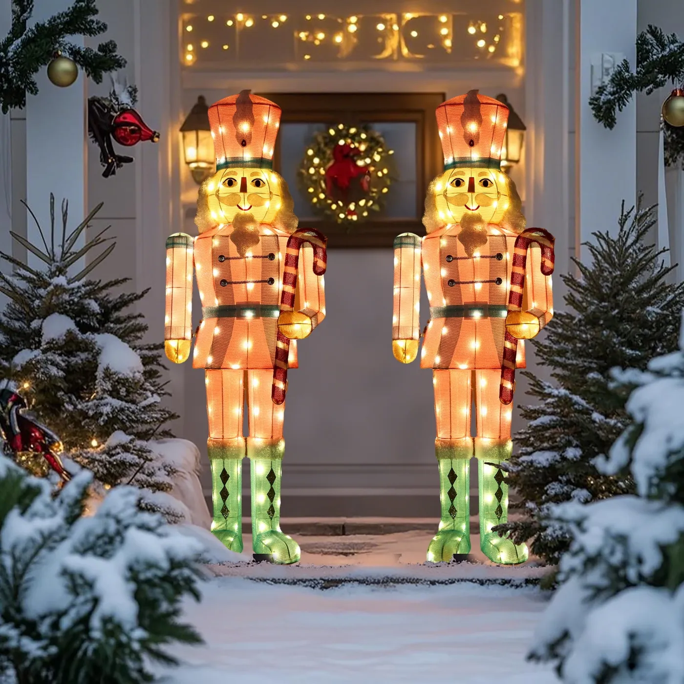Starfree 61-inch Lighted Large Outdoor Nutcracker India | Ubuy