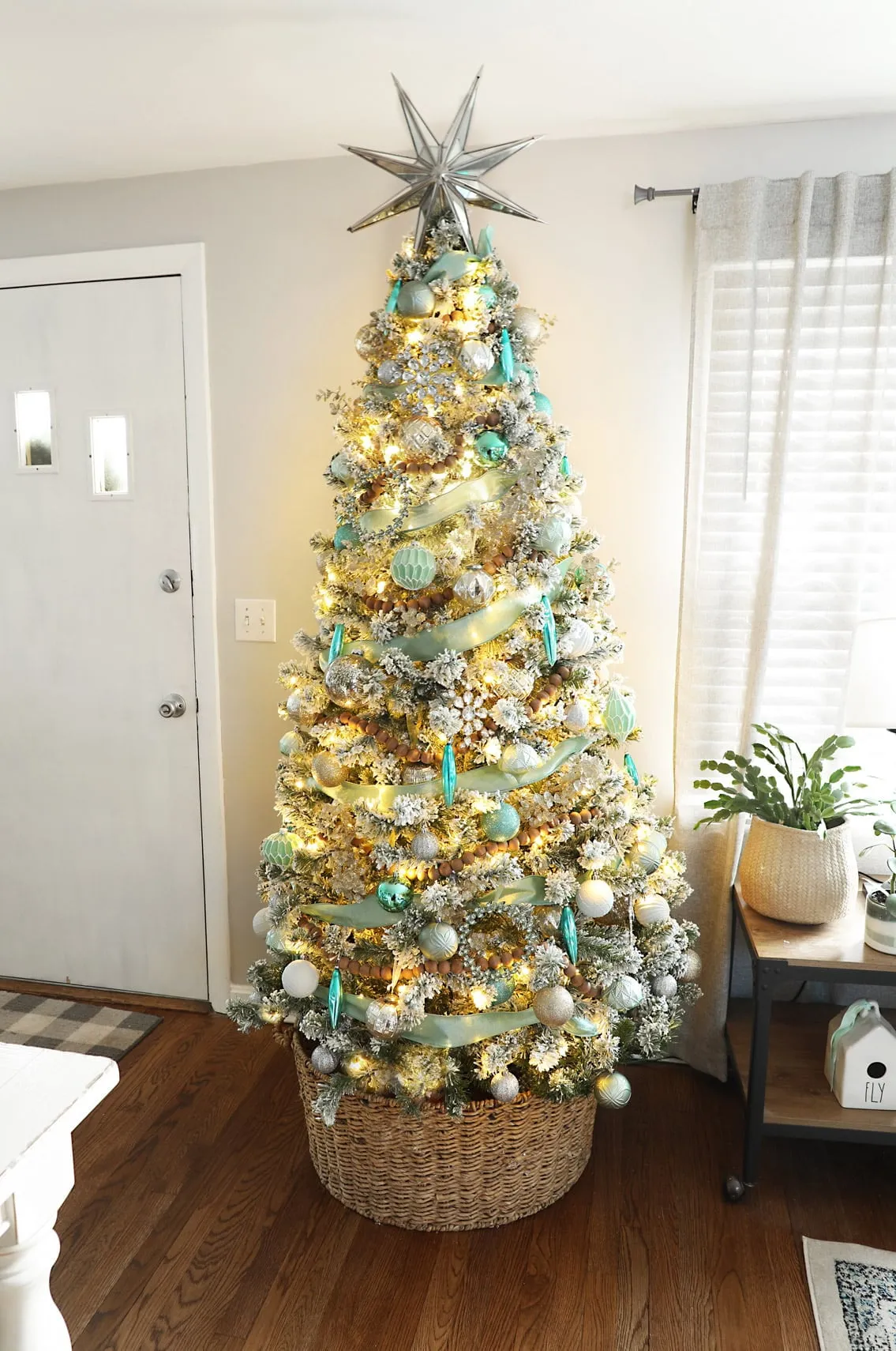 Stunning Teal Pinecone Ornament - Garden Sanity by Pet Scribbles VTG Faux  Flocked Pinecones Teal Red Green