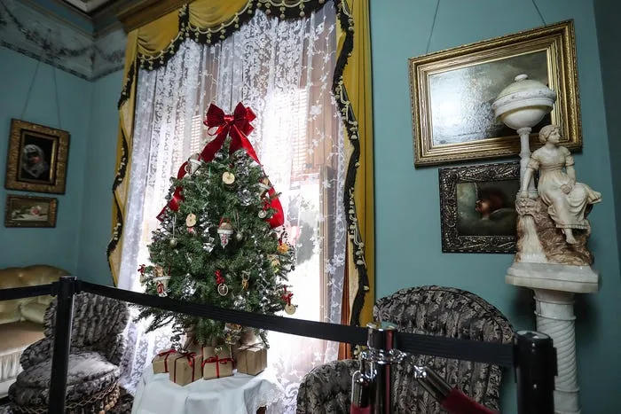 Take a look inside James Whitcomb Riley's historic home at Christmastime