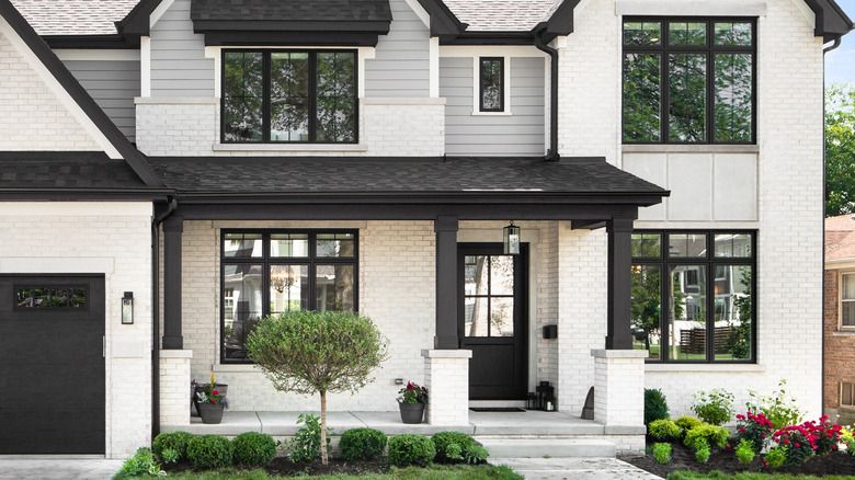The 10 Best Front Door Colors For A Gray House (And 2 To Avoid)