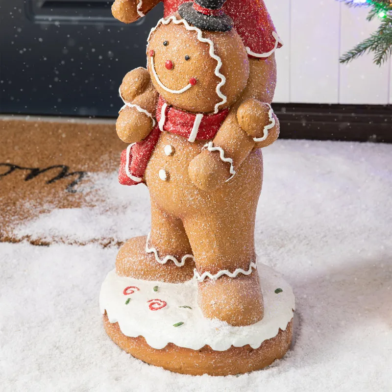 The Holiday Aisle® Stacked Gingerbread Man Porch Decor & Reviews | Birch  Lane