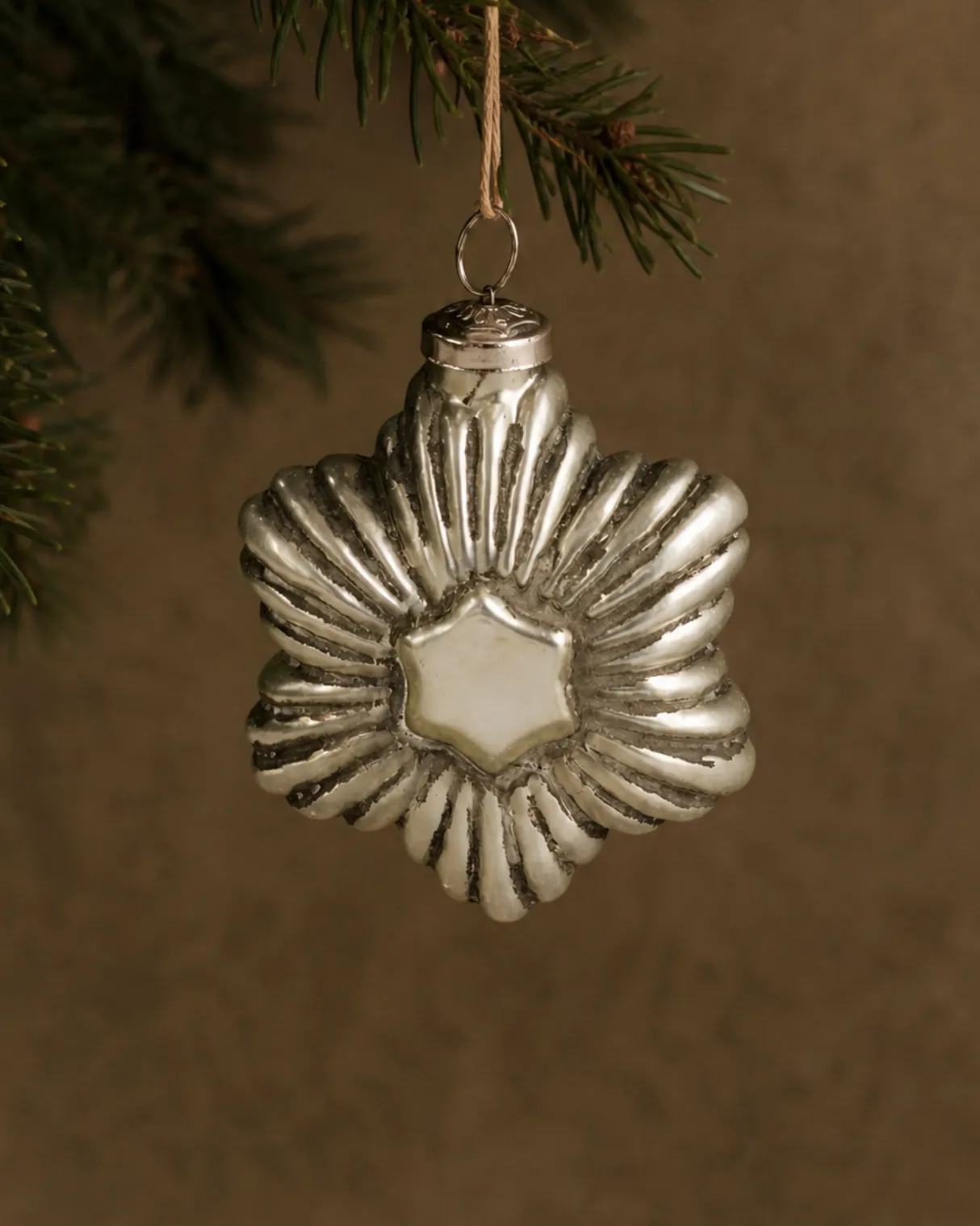 The Silver Star Glass Ornament | 25th and Noel – 25th and Noel | Christmas Shop, Christmas Ornaments, Christmas Decor