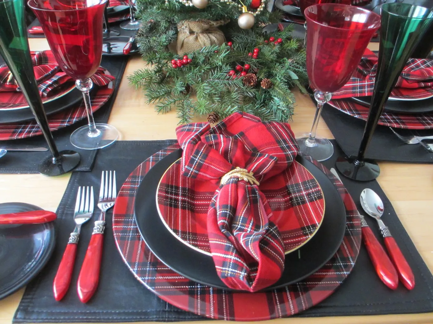 The Welcomed Guest: Tartan Christmas Tablescape