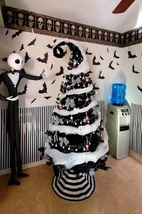 Themed Nightmare Before Christmas Tree Decorations 25 Nightmare Before Christmas Tree Decor Ideas DigsDigs