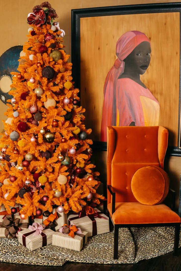 This Controversial Color of Christmas Tree Is Trending With Designers |  Apartment Therapy