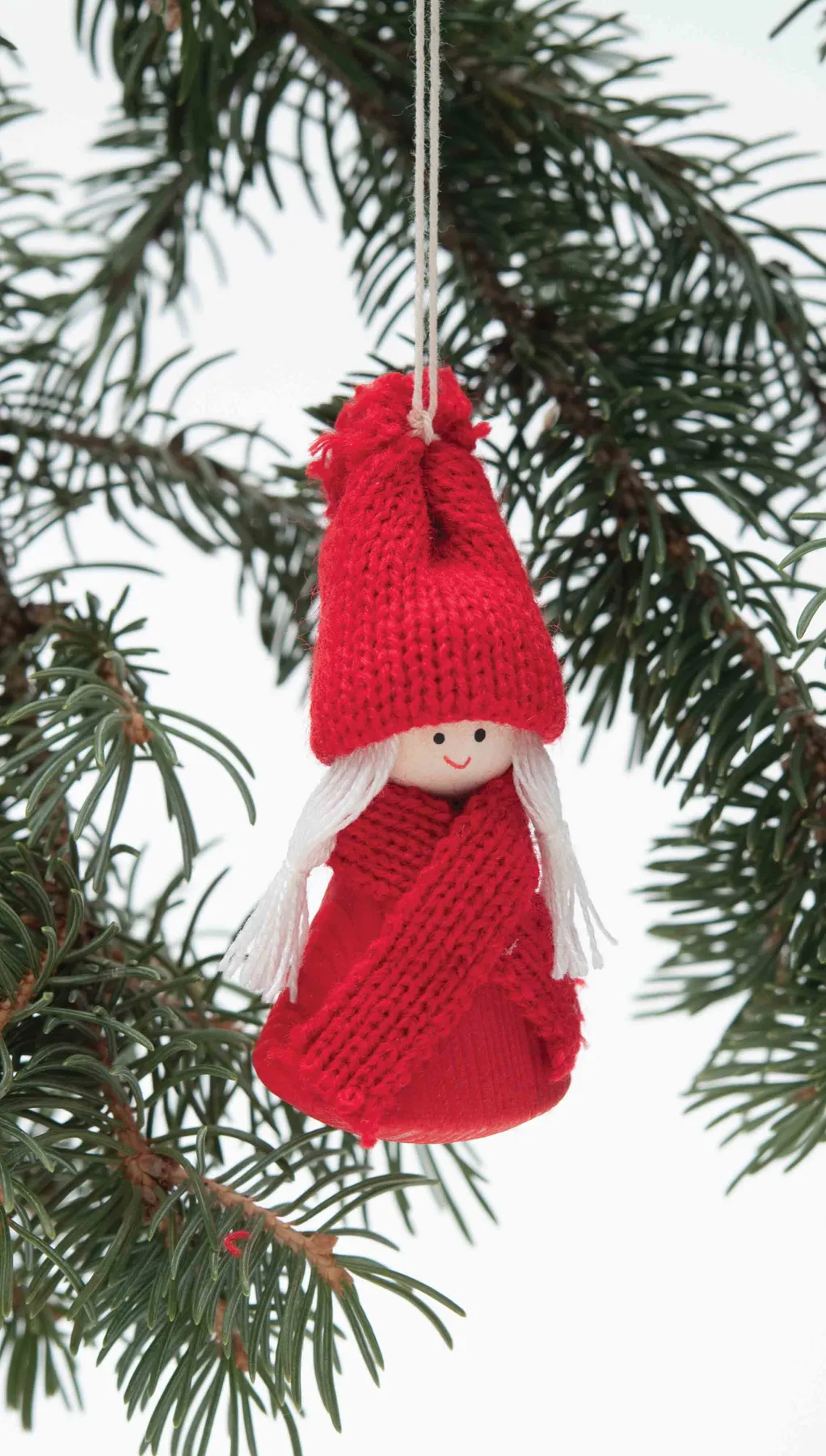 Tomte Ornament with Scarf — Swedish Christmas Gift – Scandinavian Gift Shop