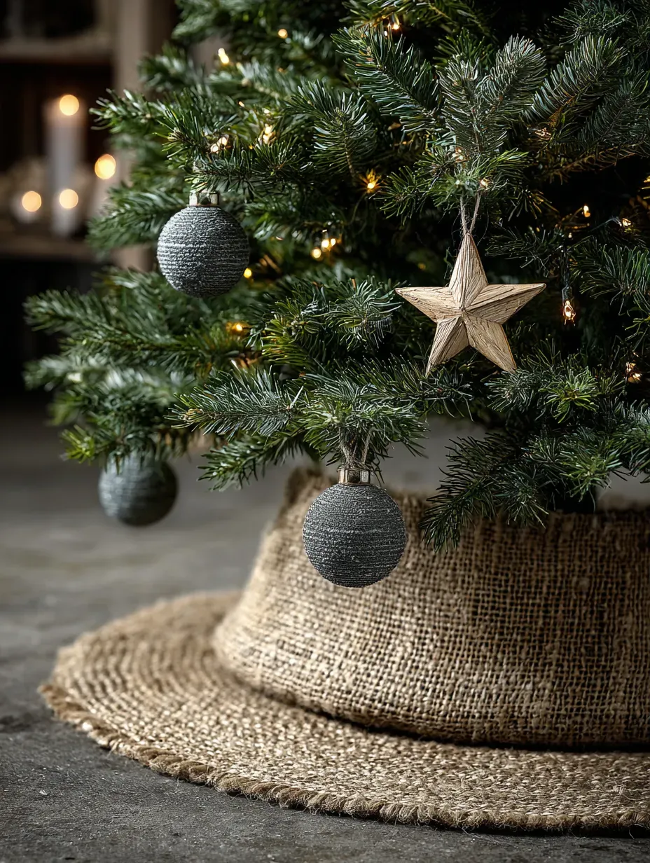 Tranquil Tannenbaum: Minimalist Nordic Christmas Tree Decor 🌲❄️