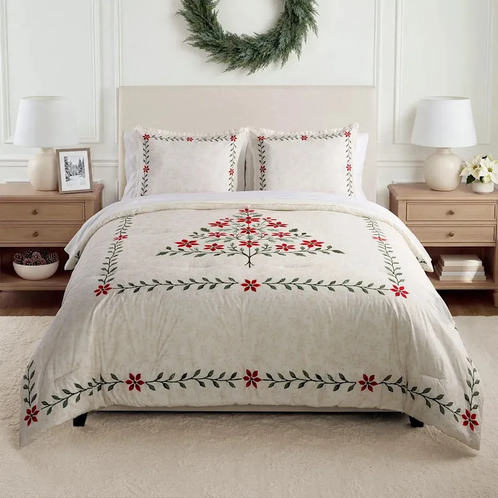 Transform Your Bedroom for Christmas With Sam's Club's Cozy 3-Piece Comforter Set