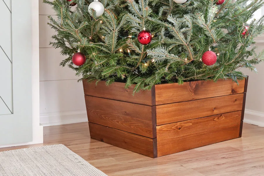 Tree Collar Wood How To Make A Classic Wooden Christmas Tree Collar