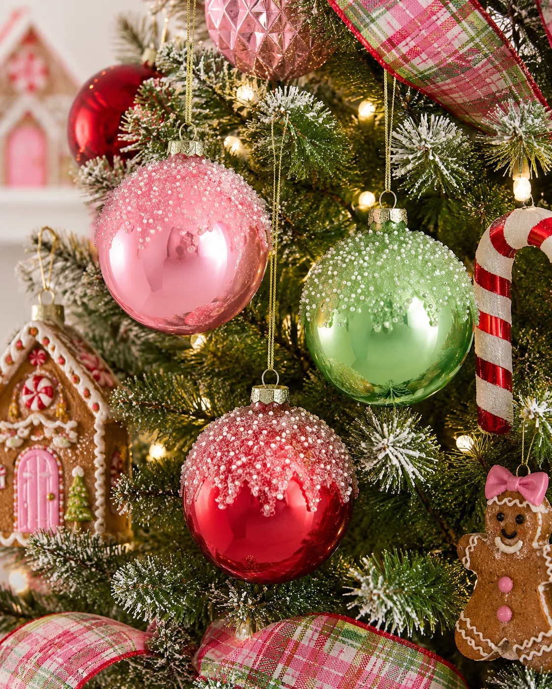 Tree Ornament Set BALL Glass Seasonal Ornaments Raz 4' Set Of Icing Drizzle Ball Glass Christmas Ornament Raz Imports Raz Christmas Christmas Ornament Unique Christmas Ornament Glass Christmas ...