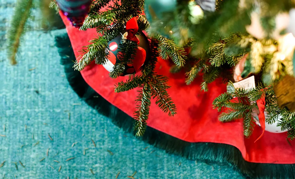 Tree Skirt Spring Neutral Trees Selecting The Perfect Christmas Tree Skirt  Coton Colors