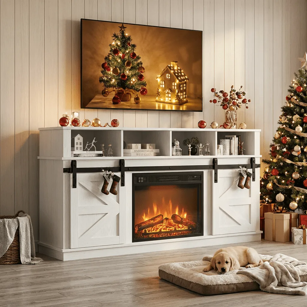 UHOMEPRO Fireplace TV Stand with 23 Fireplace TVs up UK | Ubuy