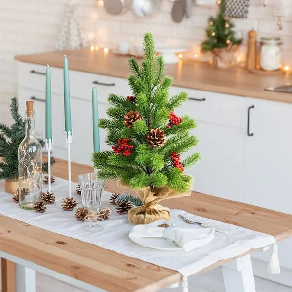 Unbranded 12-Inch Tabletop Green Christmas Tree – Mini Holiday Decor, Made In China BMX Grips