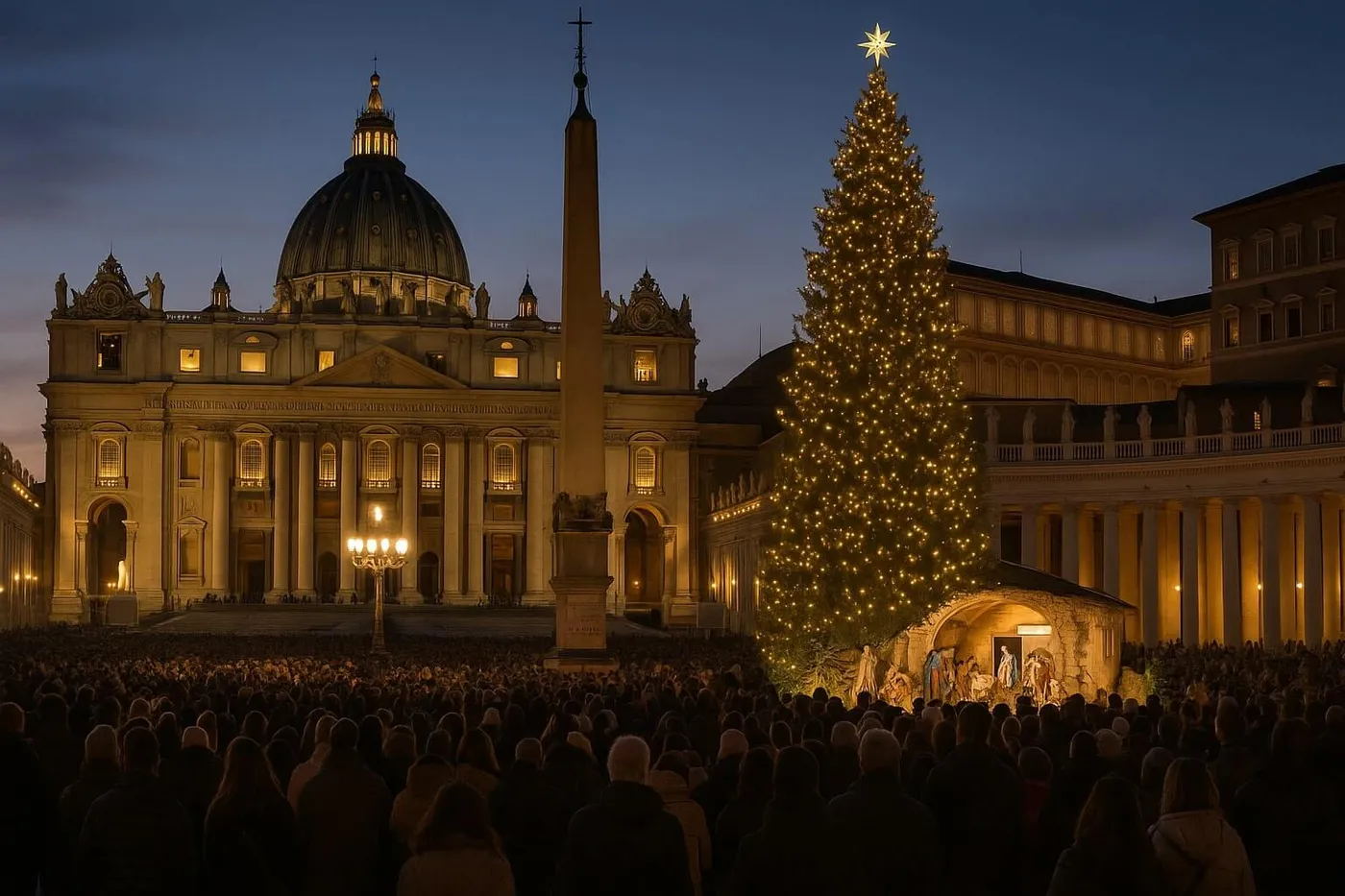 Vatican Christmas Tree Lighting 2025: ceremony date, Nativity scene and tips - Rome visit Pass