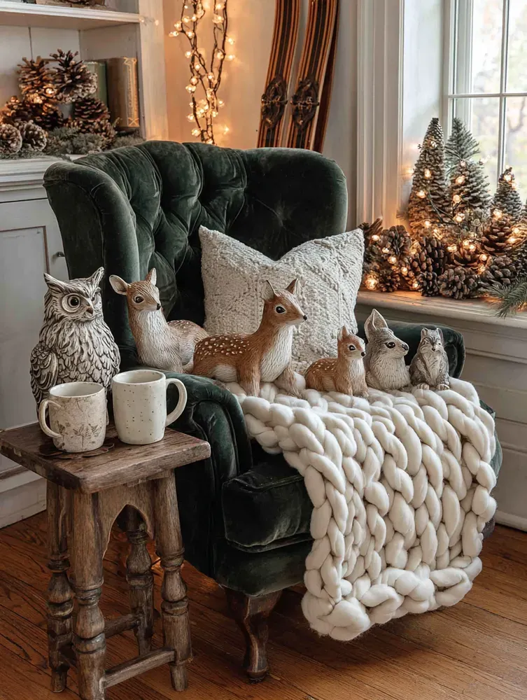 Victorian Christmas Magic: Cozy Nook for the Holidays ✨