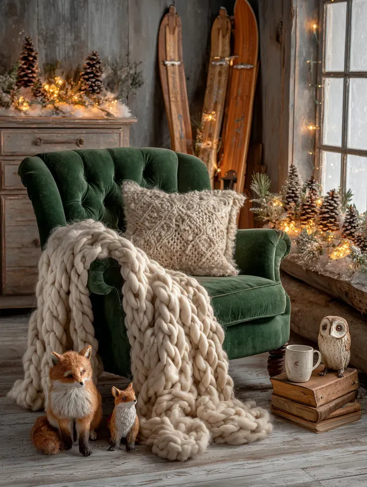 Victorian Christmas Magic: Cozy Nook for the Holidays ✨