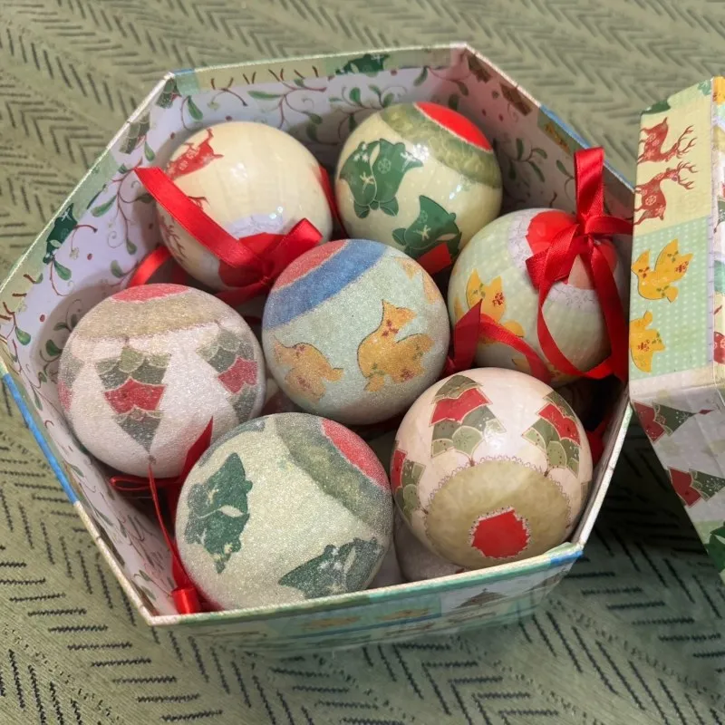 Vintage Christmas Ball Ornaments, Set of 14-Cottage Industry Crafts