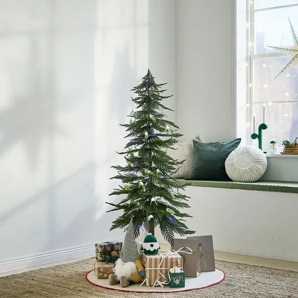 VINTERFINT decoration, Santa Claus sitting/green striped, 44 cm - IKEA Latvia