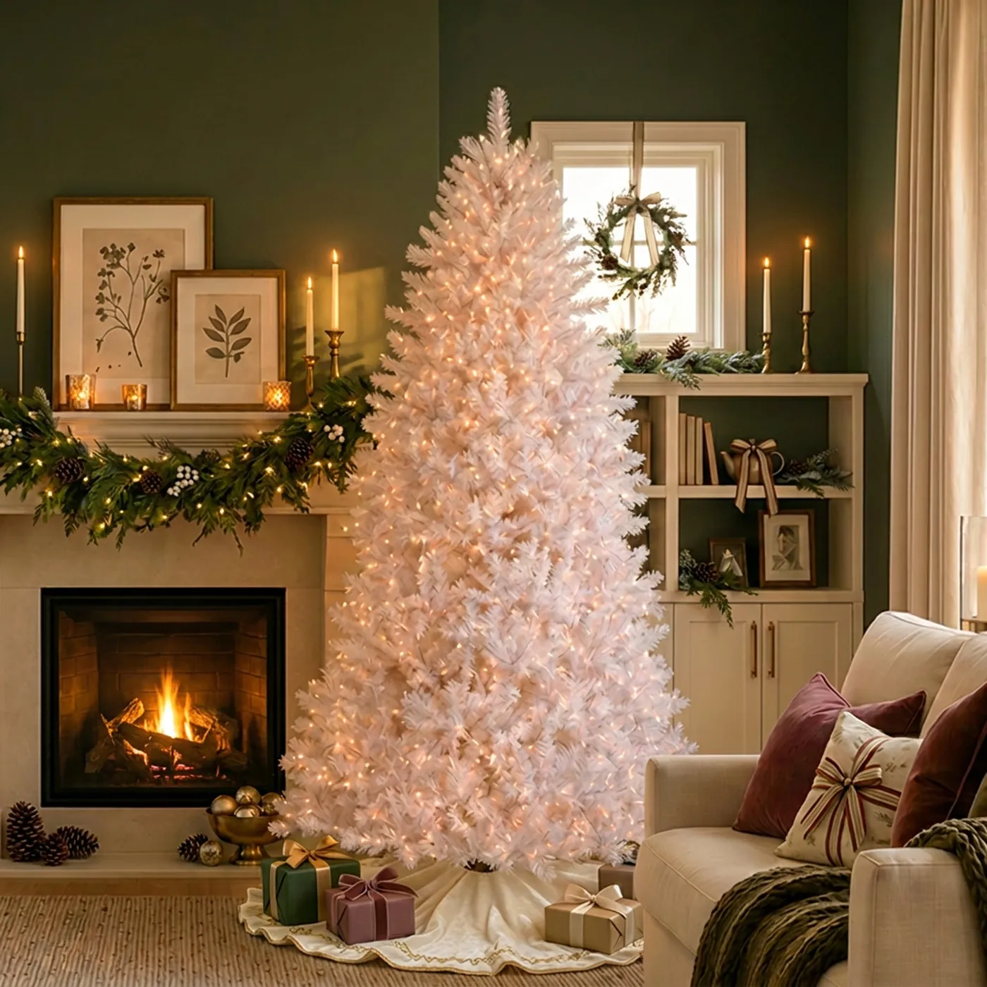 White Artificial Christmas Trees · National Tree Company