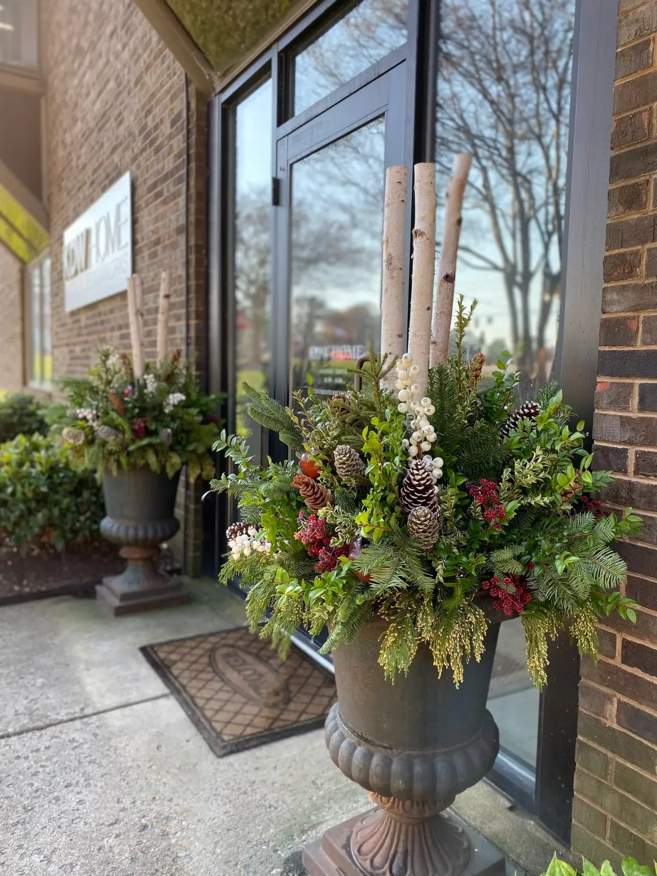 Winter & Holiday Planters: Garden Décor — Contained Creations