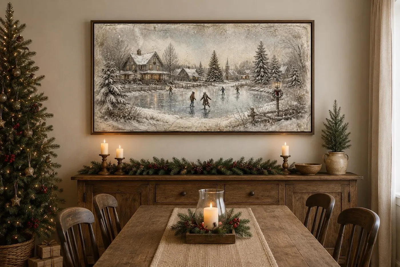 Winter Landscapes Wall Art - Framed Canvas Prints & Decor – Wall Decor Delights