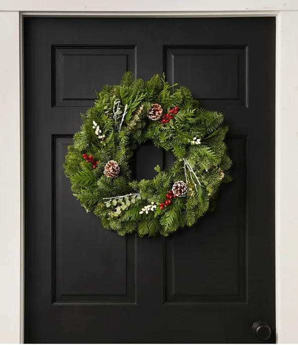 Woodland Spiral Eucalyptus Wreath, 20' | L.L.Bean for Business